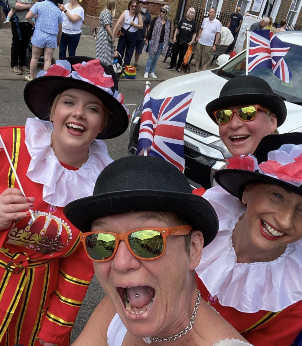 Hitchin marks the Queen's Platinum Jubilee in style. CREDIT: Jen McKenzie 