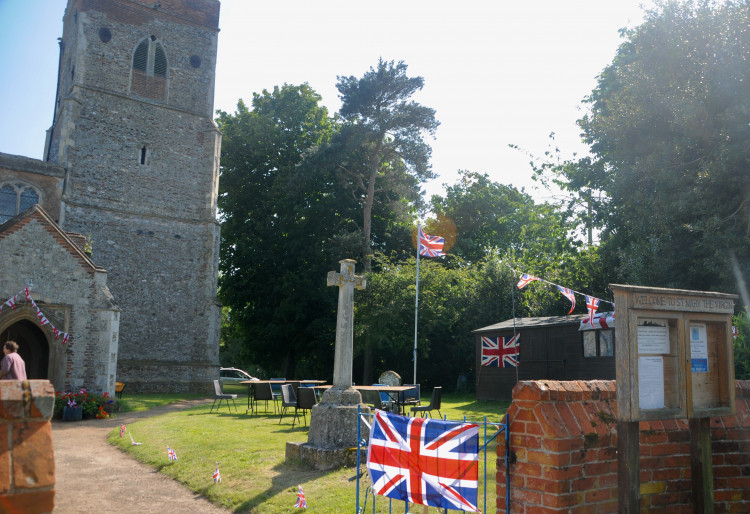 Erwarton church ready for community picnic