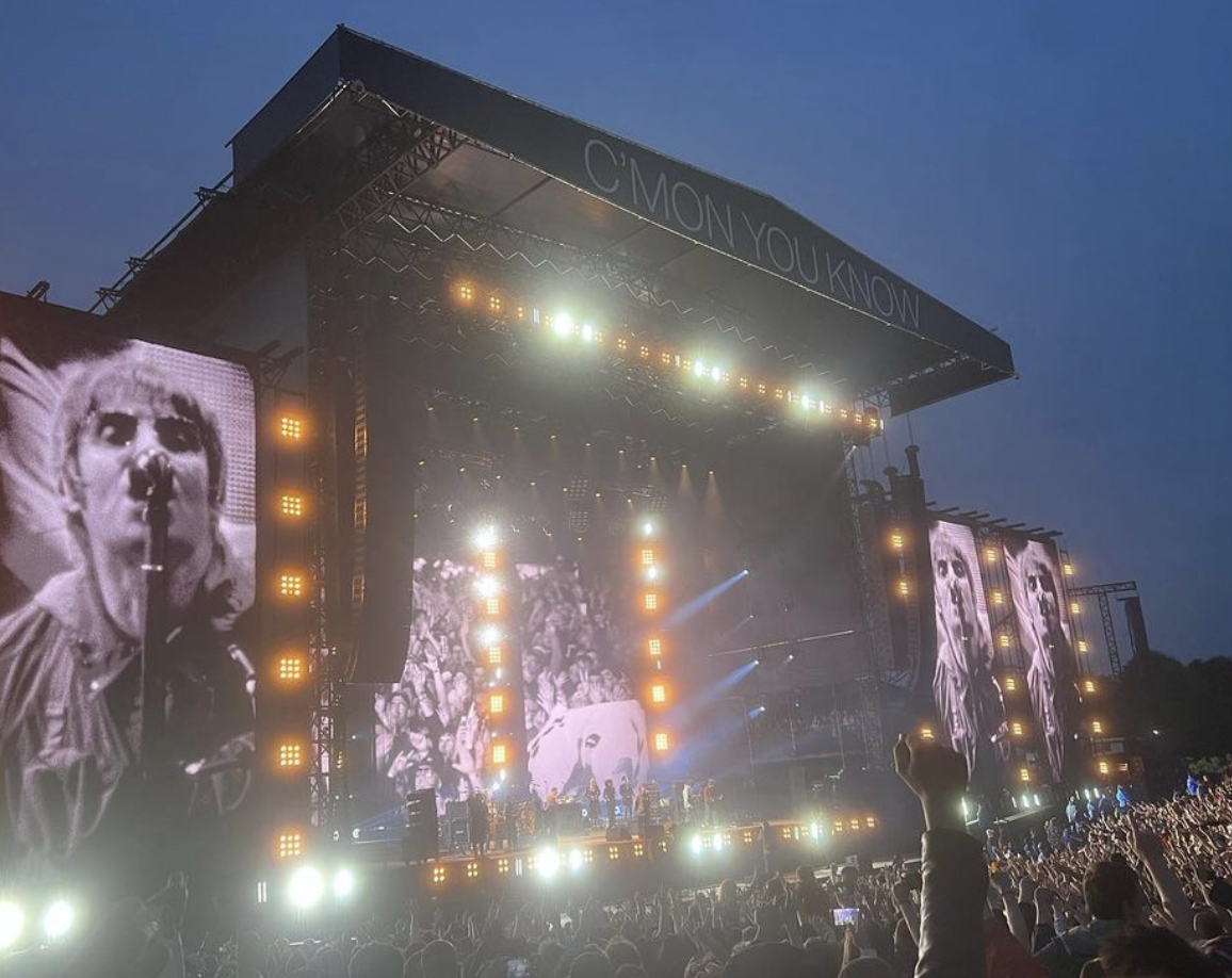 Liam Gallagher at Knebworth on Saturday, June 4, 2022. CREDIT: @laythy29