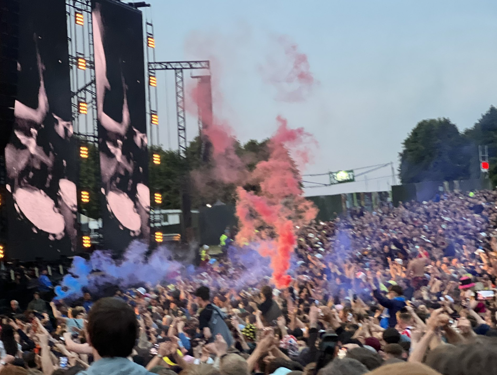 Liam Gallagher at Knebworth on Saturday, June 4, 2022. CREDIT: @laythy29