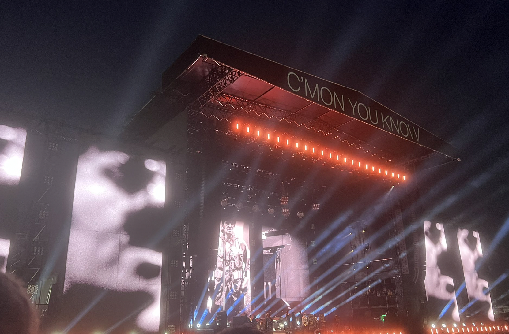 Liam Gallagher at Knebworth on Saturday, June 4, 2022. CREDIT: @laythy29