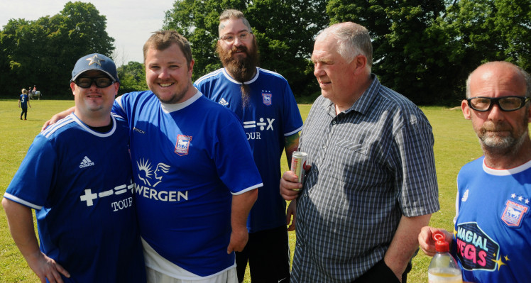 Sam Nunn (second from left) a Chelmofest organiser (Picture credit: Shotley peninsula Nub News)