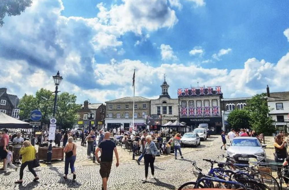 The Nub News success story continues as our dedicated local reporting hits record numbers. PICTURE: Hitchin Market Place. CREDIT: Danny Pearson 