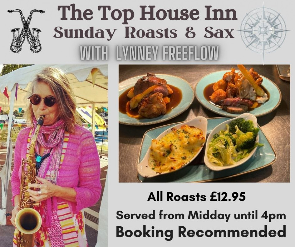 Sunday Lunch & Sax with Lynney Freeflow.