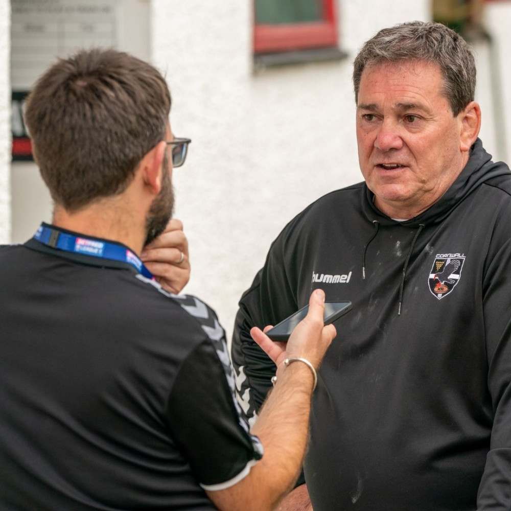 Cornwall RLFC head coach Neil Kelly – Patrick Tod.