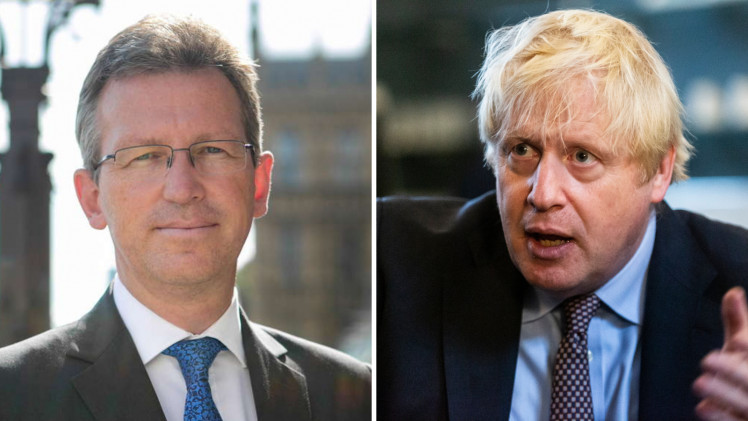 Sir Jeremy Wright voted against Boris Johnson last night (Images via Jeremy Wright and SWNS)
