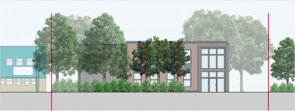 Contechs Ltd has submitted plans to build a two-storey office block on Budbrooke Industrial Estate (Image via planning application)