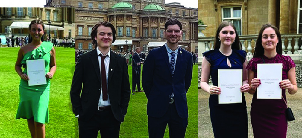 From left: Megan, Ted, Tommy, Kelsey and Rosie.