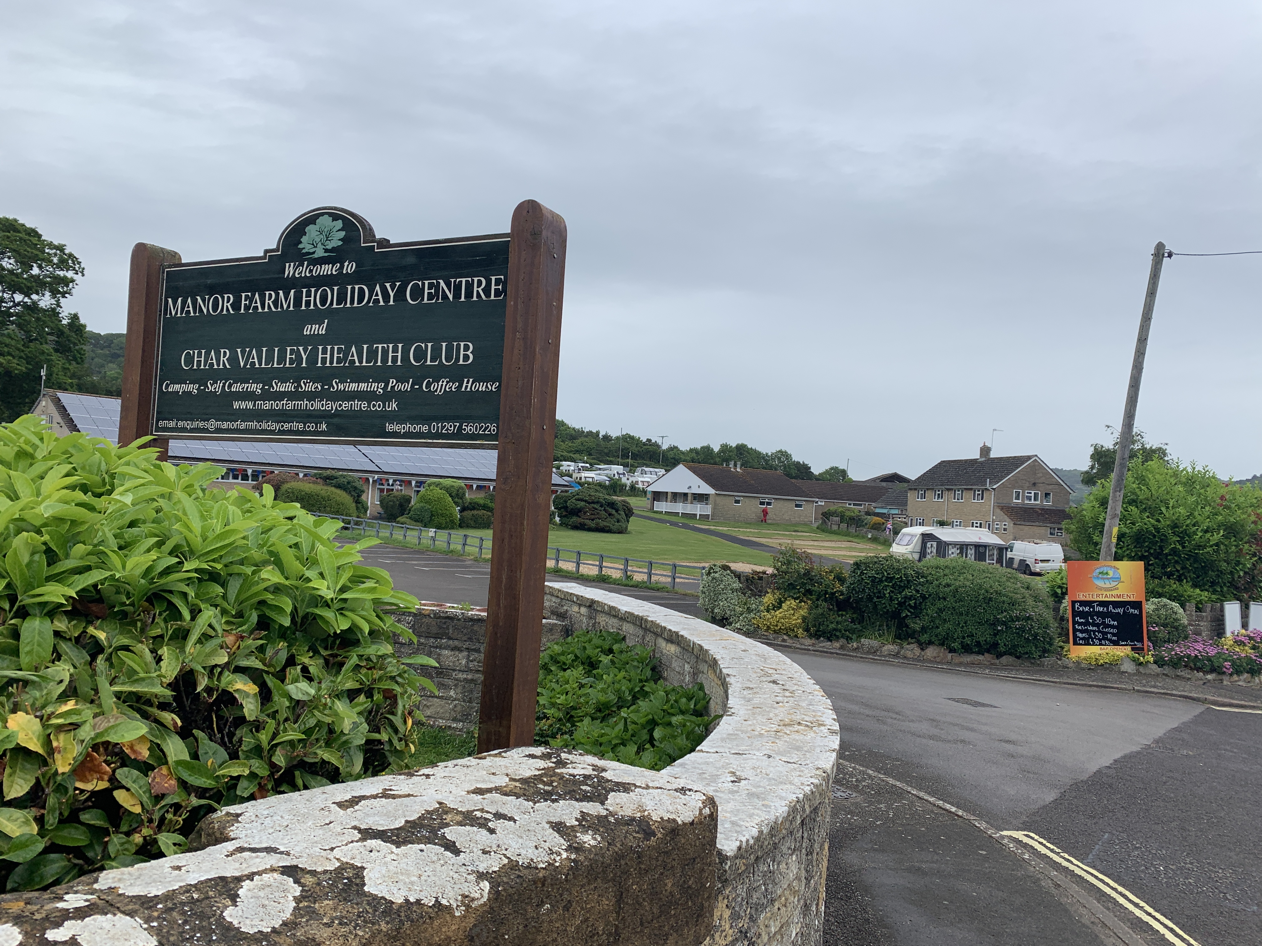 Walk through Manor Farm Holiday Centre