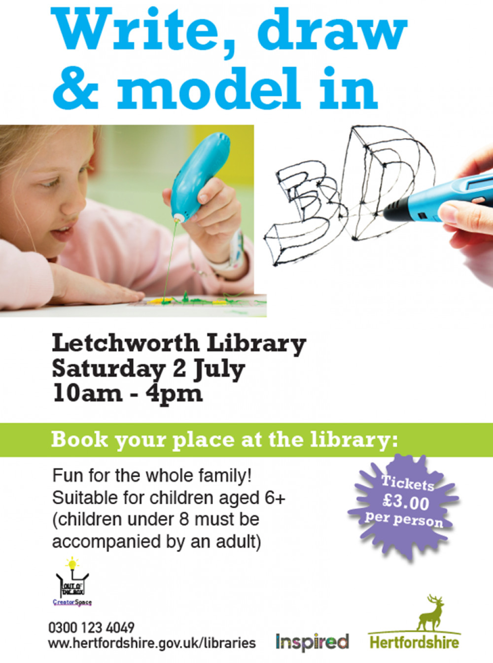 3D Pens at Letchworth Library