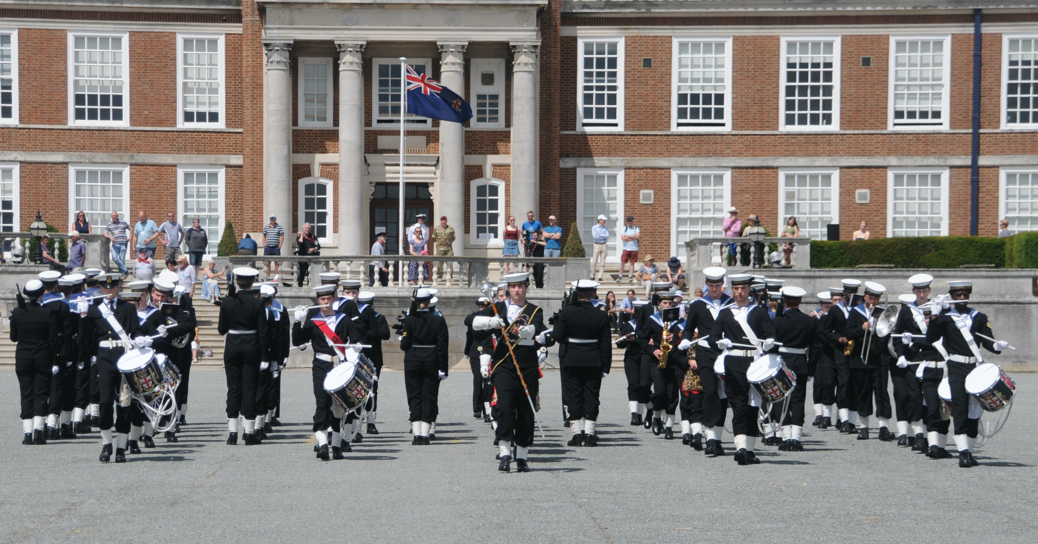 RHS band and marching sailors (Picture credit: Peninsula Nub News)