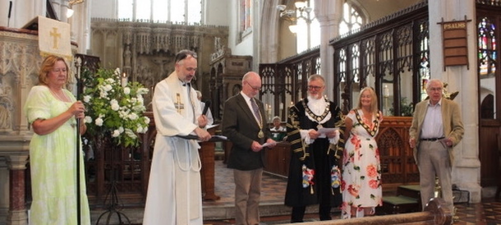 Clopton Rose service at Holy Trinity Church (Picture contributed)