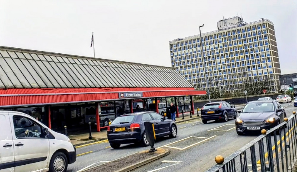 The Western section of Nantwich Road opposite Crewe Railway Station. The council is expected to put in a bid of under £20m towards the funding (Ryan Parker).