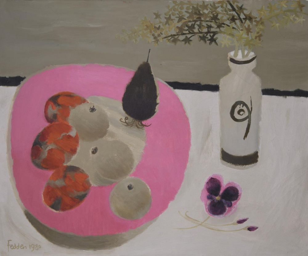 The Pink Dish 1980 oil on canvas