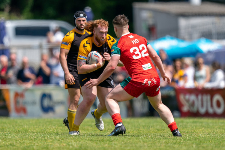 Paul Bolger in action against Keighley Cougars – Patrick Tod.