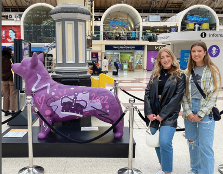 Kirsty and Brittany with Dookie.