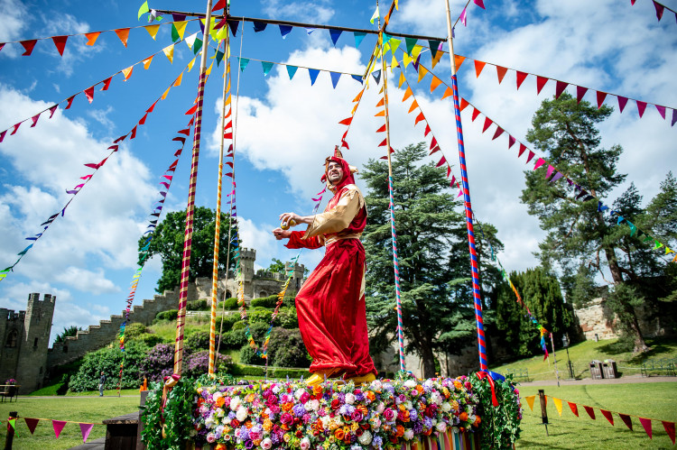 Warwick Castle's Midsummer Carnival will run until July 10 (Image via Warwick Castle)