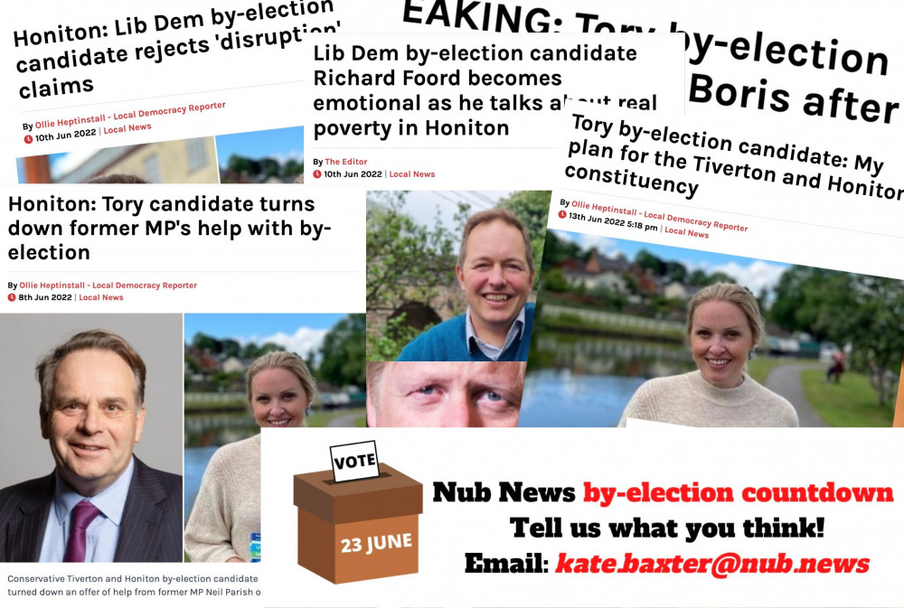 A selection of recent Nub News election coverage headlines