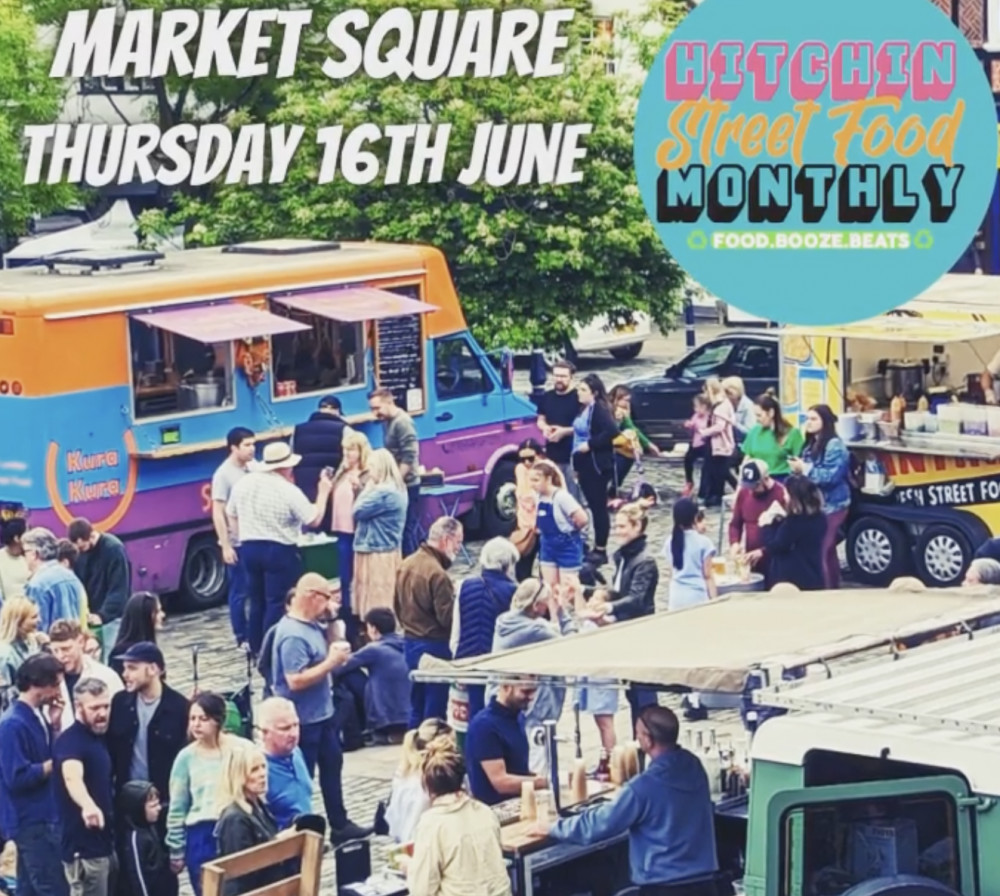 The brilliant Hitchin Street Food Monthly returns to Market Place. CREDIT: Hitchin Street Food Monthly 
