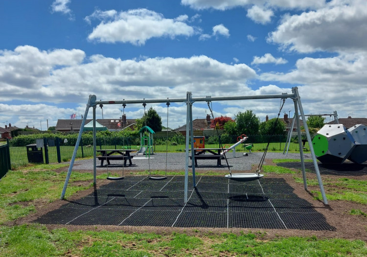 The completed park at Lansdowne Road, Crewe. It was officially opened yesterday - June 15 (Crewe Town Council).