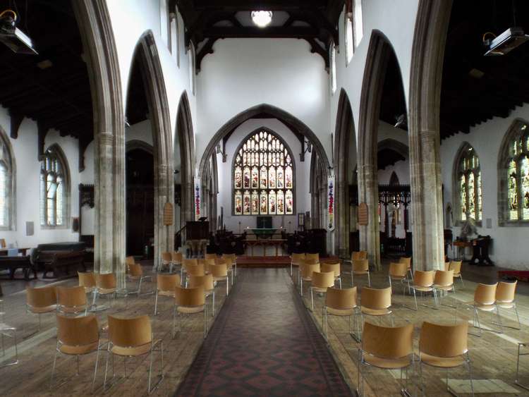 Some of Guthrum's remains are reputed to be buried near St Mary's church in Hadliegh