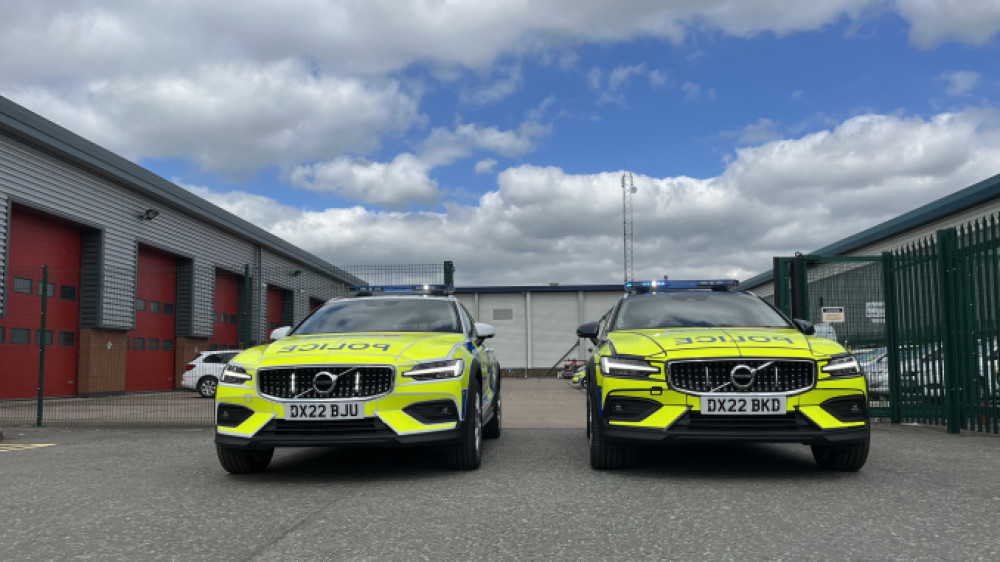 Hybrid car owners can drive using electricity alone, especially for short journeys and slower, more consistent speeds, which makes them better for the environment than gas guzzling cars. (Image - Staffordshire Police)