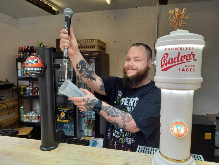 General manager of The Crewe Dog, Louis Delaney. The Kennel bar launches at 5pm tonight - June 17 (Crewe Market Hall).