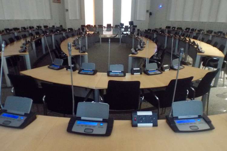 Babergh's council chamber