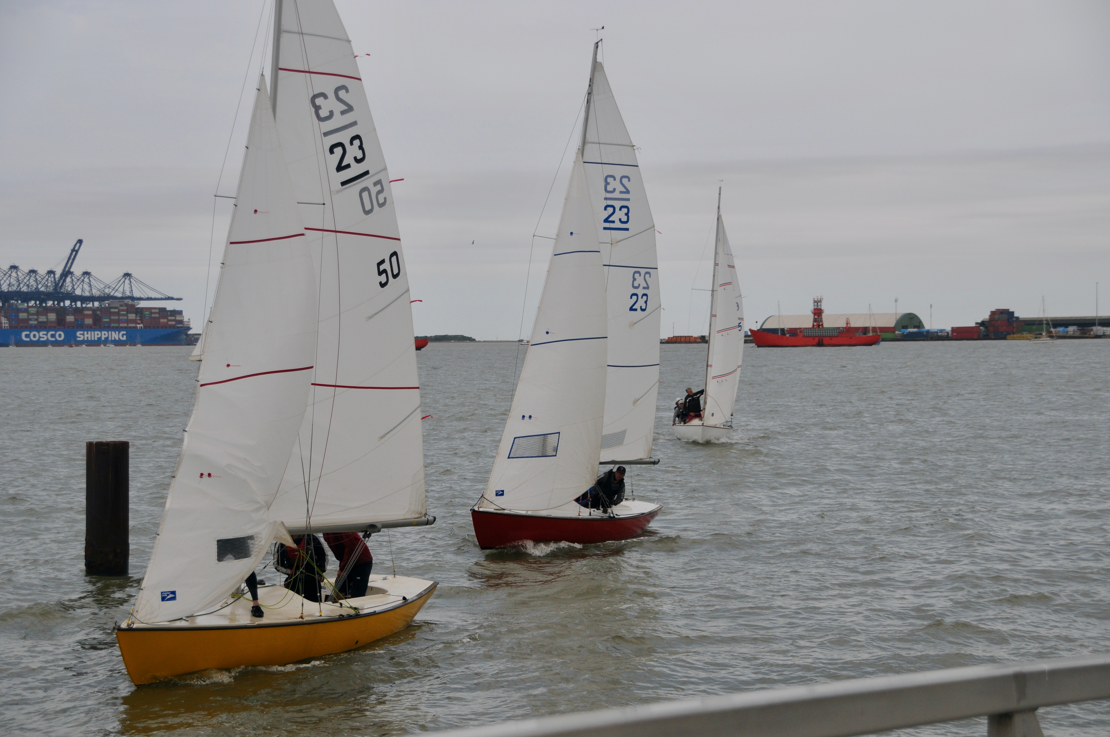 Yachts in tango (Picture credit: Peninsula Nub News)