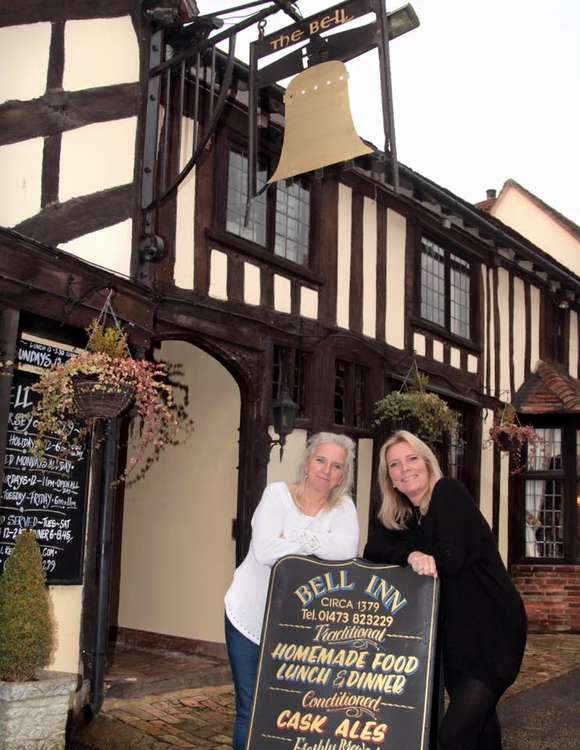 Janet and Wendy in their earlier days at the Kersey Bell