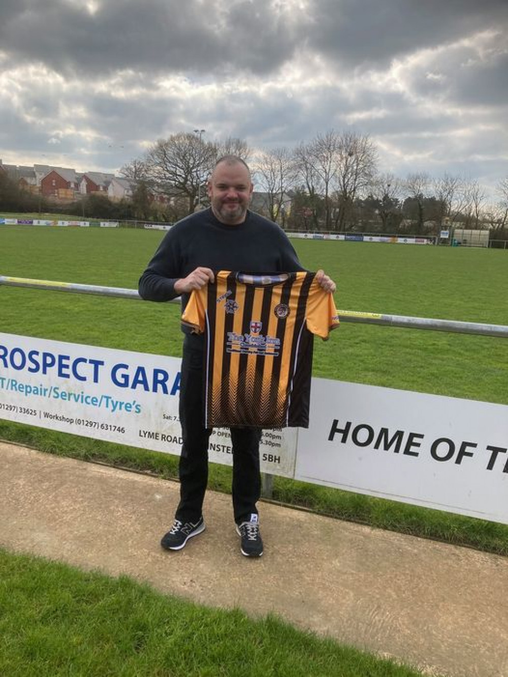 Axminster manager Dan Prettejohn who in his first season as boss took the Tigers to their best ever position in the South West Peninsular Premier East division.