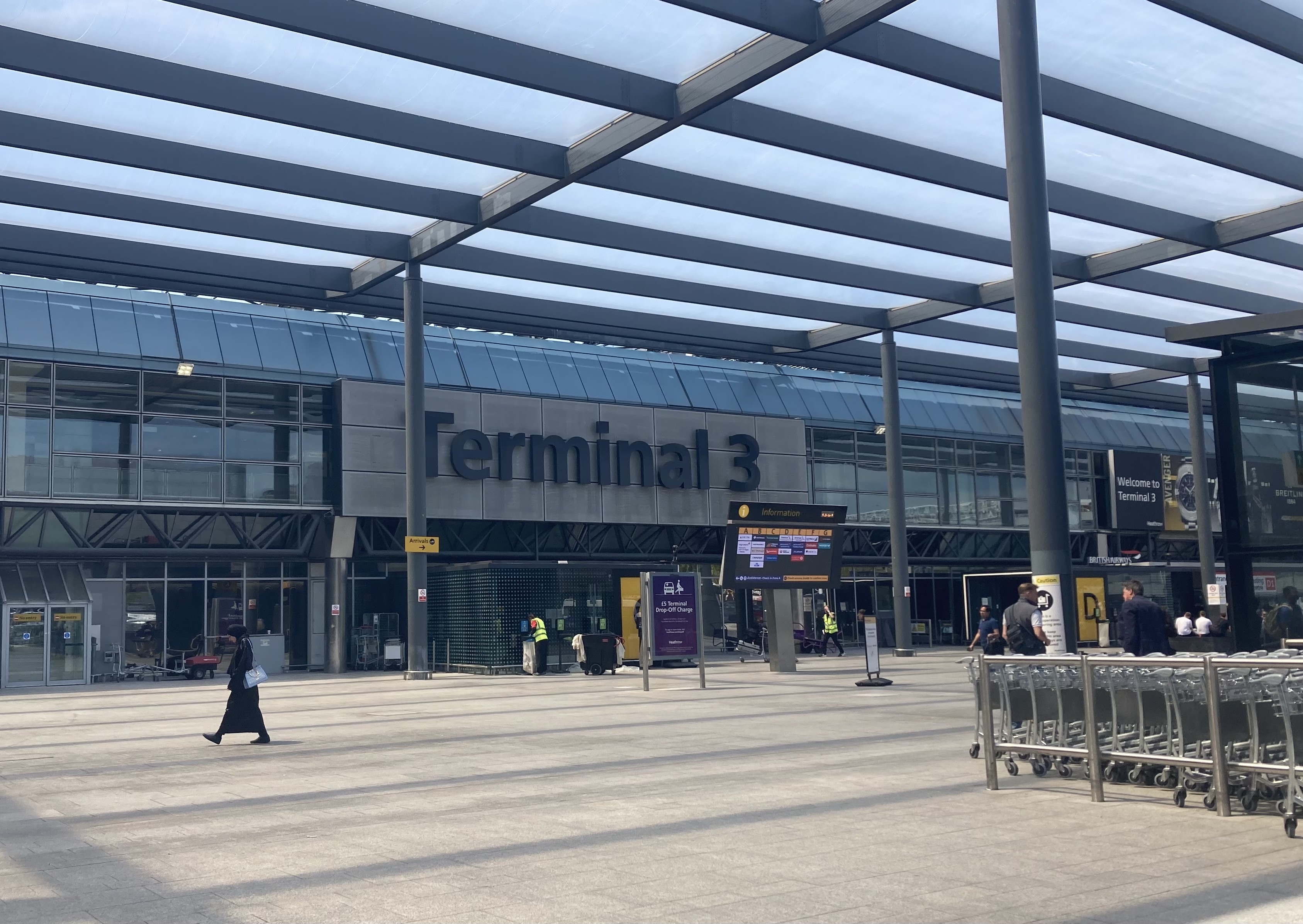 The Elizabeth Line kept trains running at half an hour intervals to Heathrow Airport (Image: Adam Shaw)