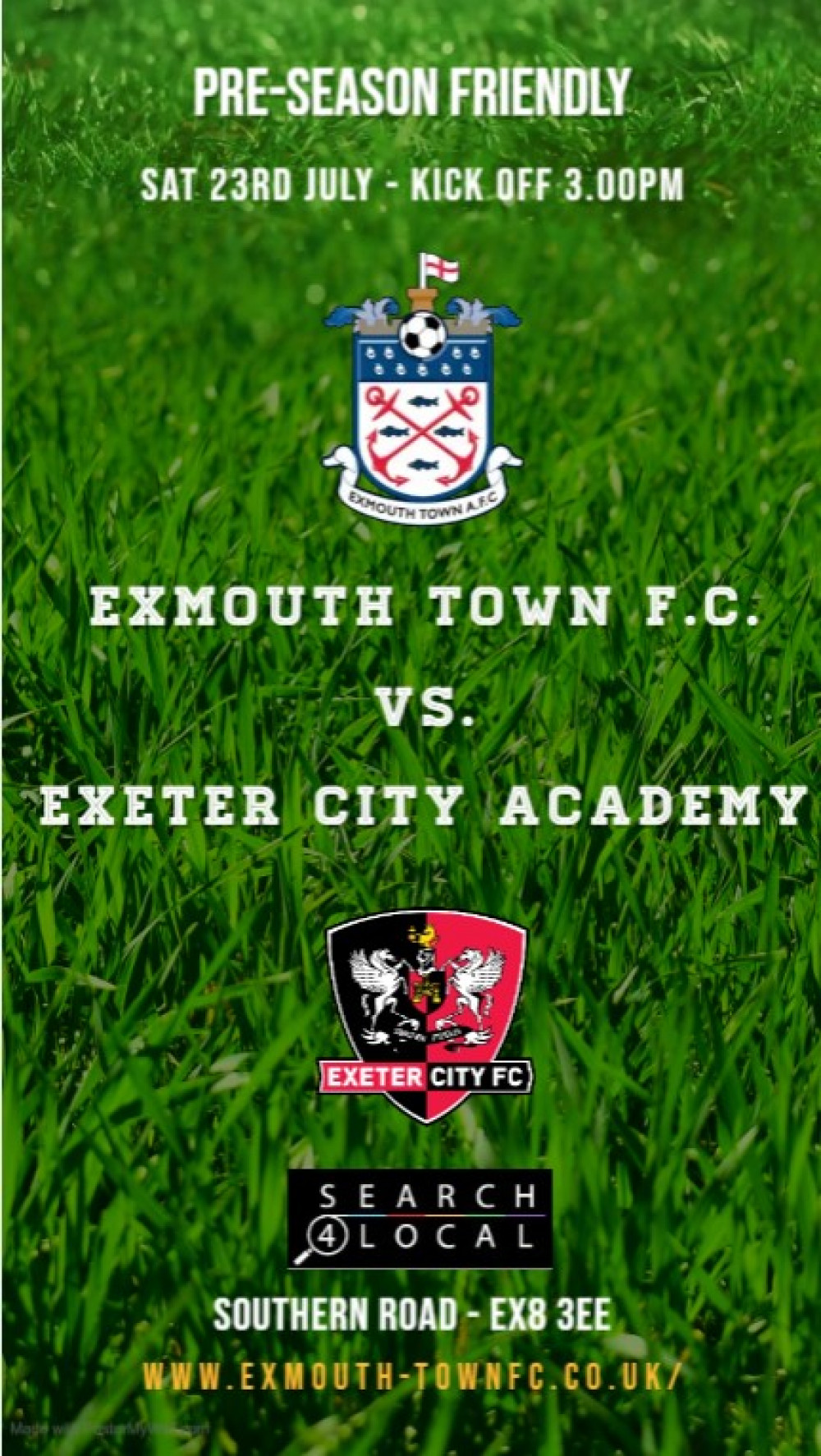 Exmouth Town v Exeter City FC academy 