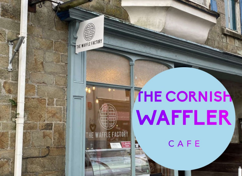 The Waffle Factory Helston is changing its name. Logo credit: The Cornish Waffler.