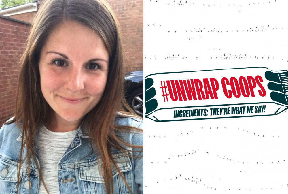 L: Lucy Burch (HeadsUP). R: #UnwrapCoops (Co-op)