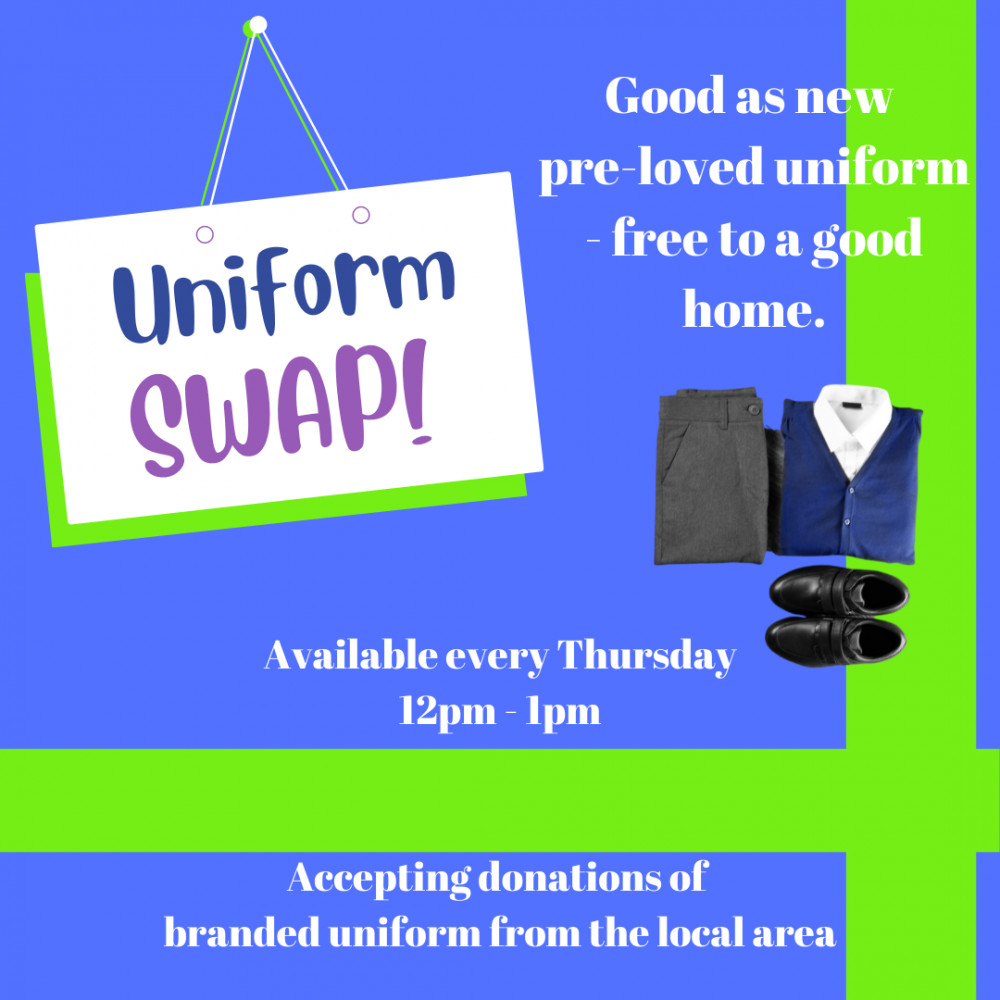 Uniform Swap at Biddulph Youth and Community Zone