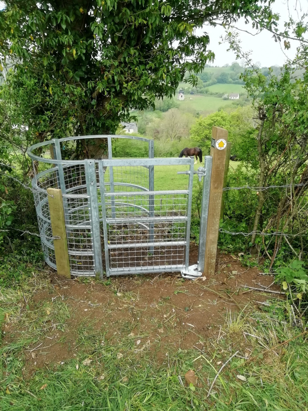 One of the new gates near to Pilton