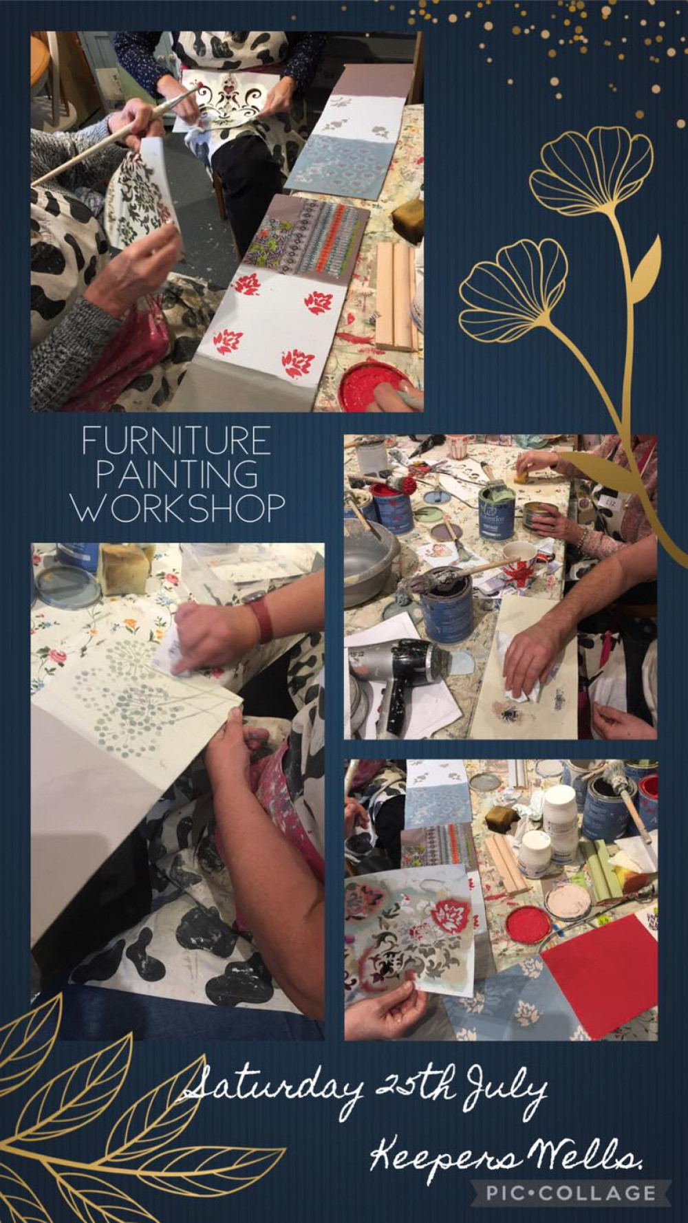 Furniture painting workshop