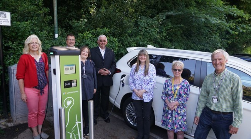 L to R: Cllr Jackie Hook, Cllr Martin Wrigley, Cllr Linda Goodman-Bradbury, Cllr John Petherick, Tonya Short, Cllr Linda Petherick, Cllr Gary Taylor