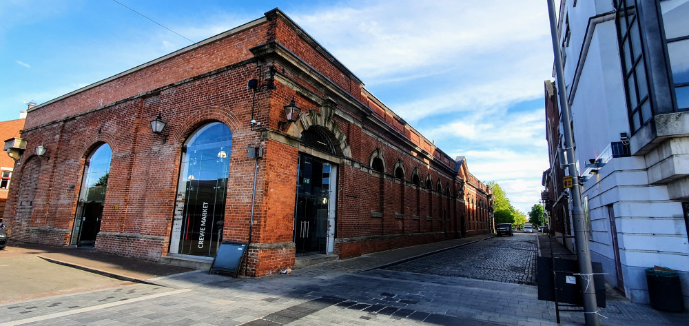 There will be events inside and just outside Crewe Market Hall this weekend (Ryan Parker).