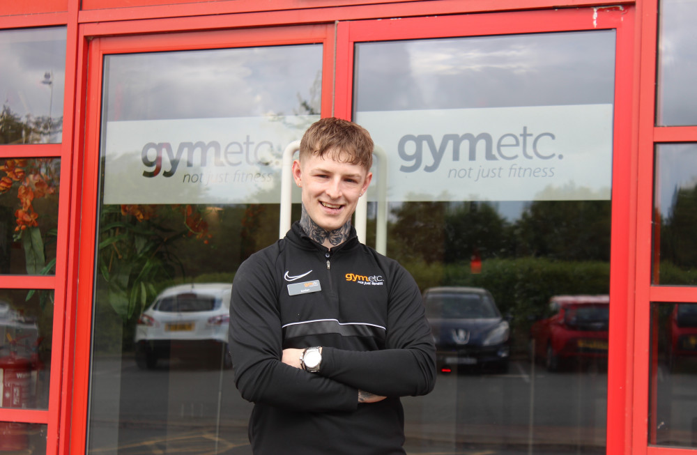 Jordan Pemberton of Gymetc wanted to help out in the wider community. (Image - Alexander Greensmith / Congleton Nub News)