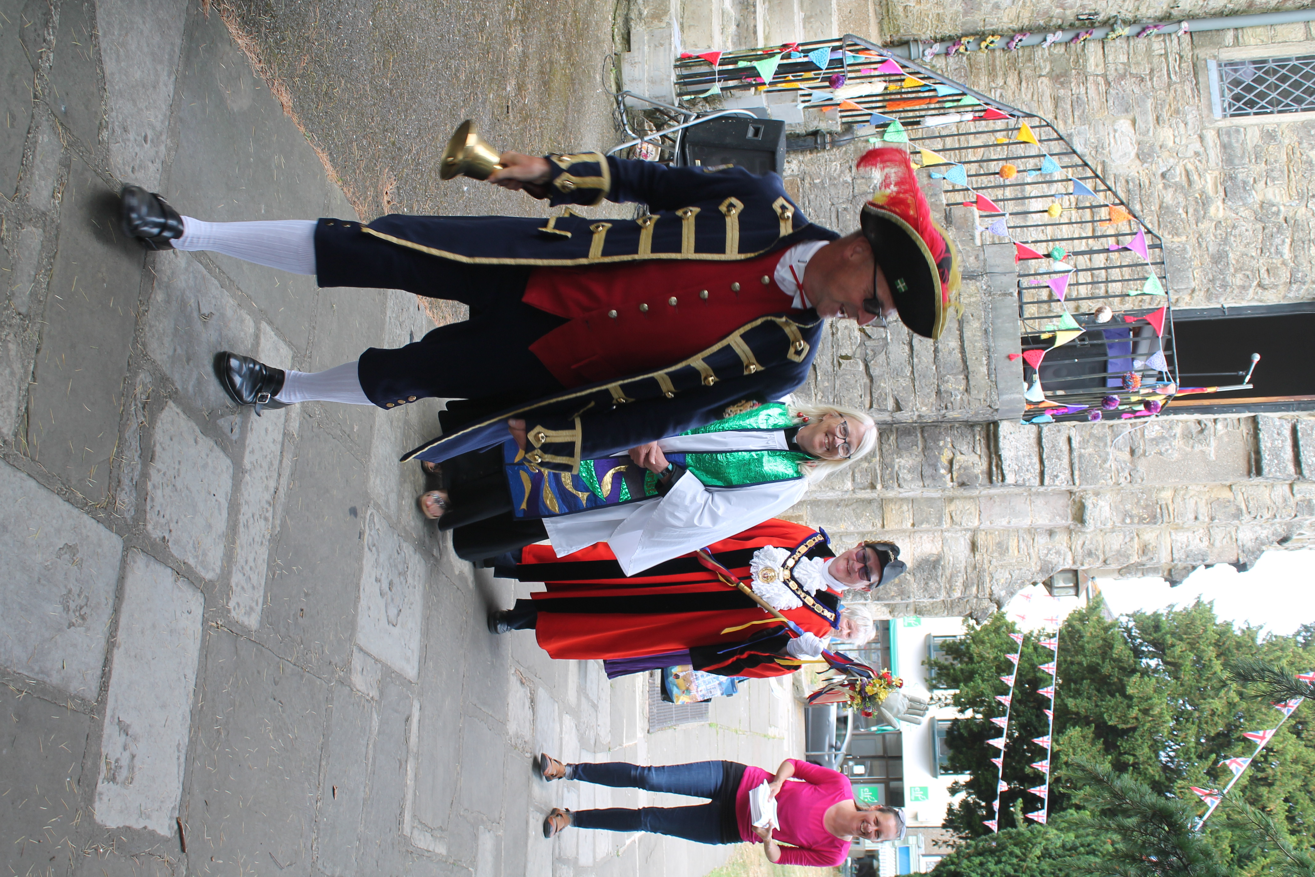 The Glove if official Up - signifying the start of the Cherry Fayre week