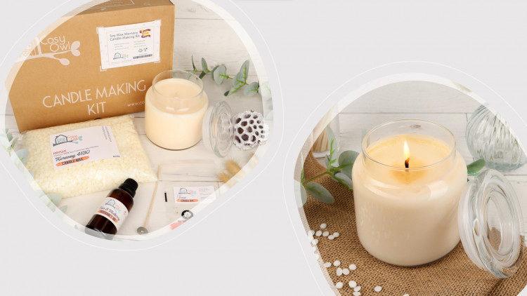 100% of the profits from each candle-making kit sold will go to Farleigh Hospice (Photos: Cosy Owl)