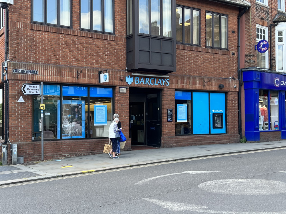 Barclays is due to close its branch in Maldon High Street on August 5 (Photo: Ben Shahrabi)