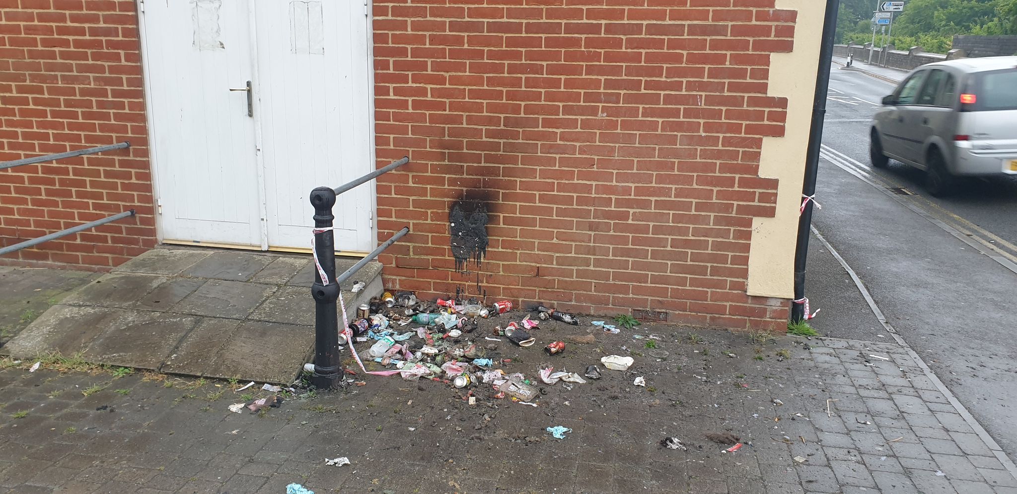 Bin fires in Bridport (Image: Billy Shearer)