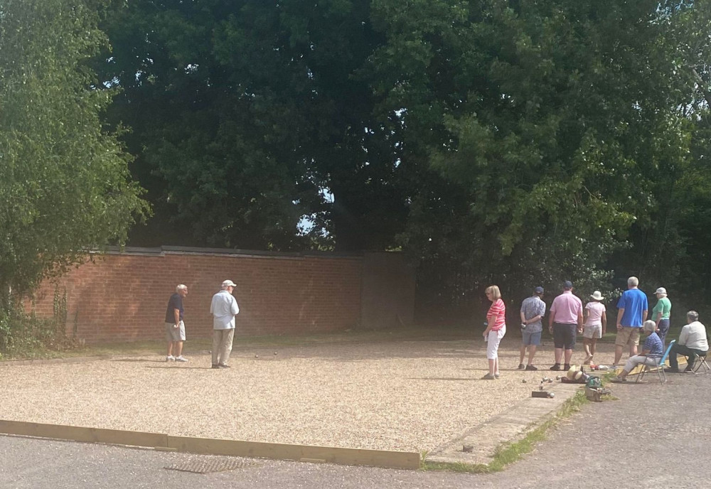 Petanque has moved from Castle Farm to The Gauntlet for the whilst the recreation centre is knocked down and rebuilt (Image supplied)