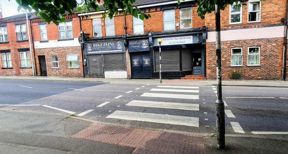 A pedestrian was hit by a car on West Street - close to this pedestrian crossing (Ryan Parker).