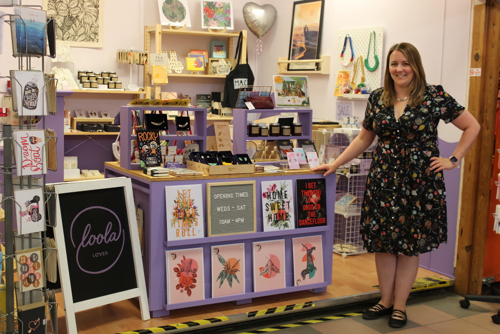 Loola Loves can be found inside Macclesfield Indoor Market. Owner Louise Bullock claims it is an ethical gift shop. (Image - Alexander Greensmith / Macclesfield Nub News)