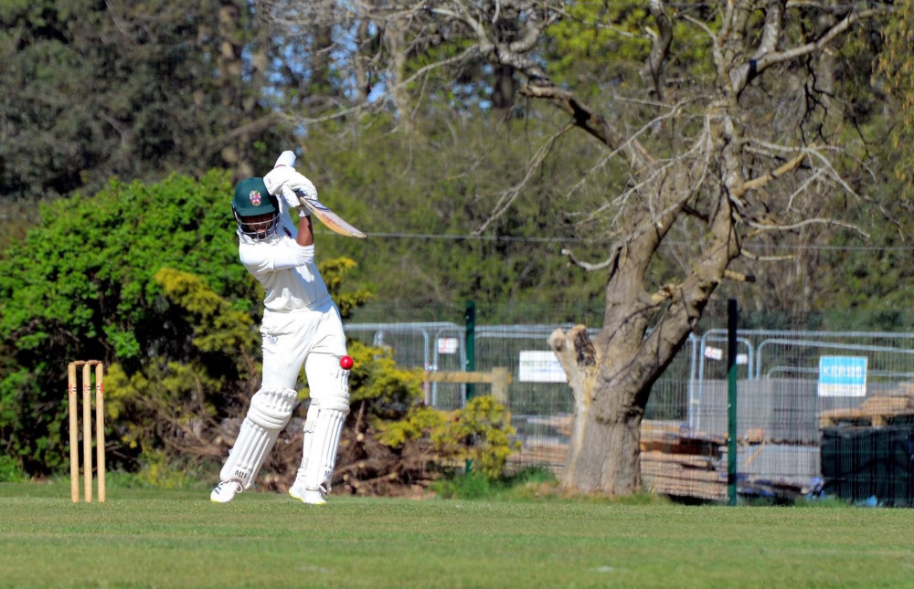 Connor Shingler's unbeaten 118 from 118 balls helped Kenilworth Cricket Club to a 66-run Warwickshire County Cricket League Division One victory over Standard (Image via KCC)