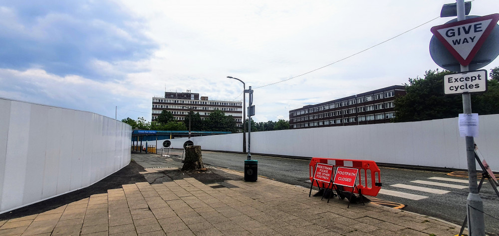 Work on the Royal Arcade development in Crewe town centre was slow to get off the ground (Ryan Parker).